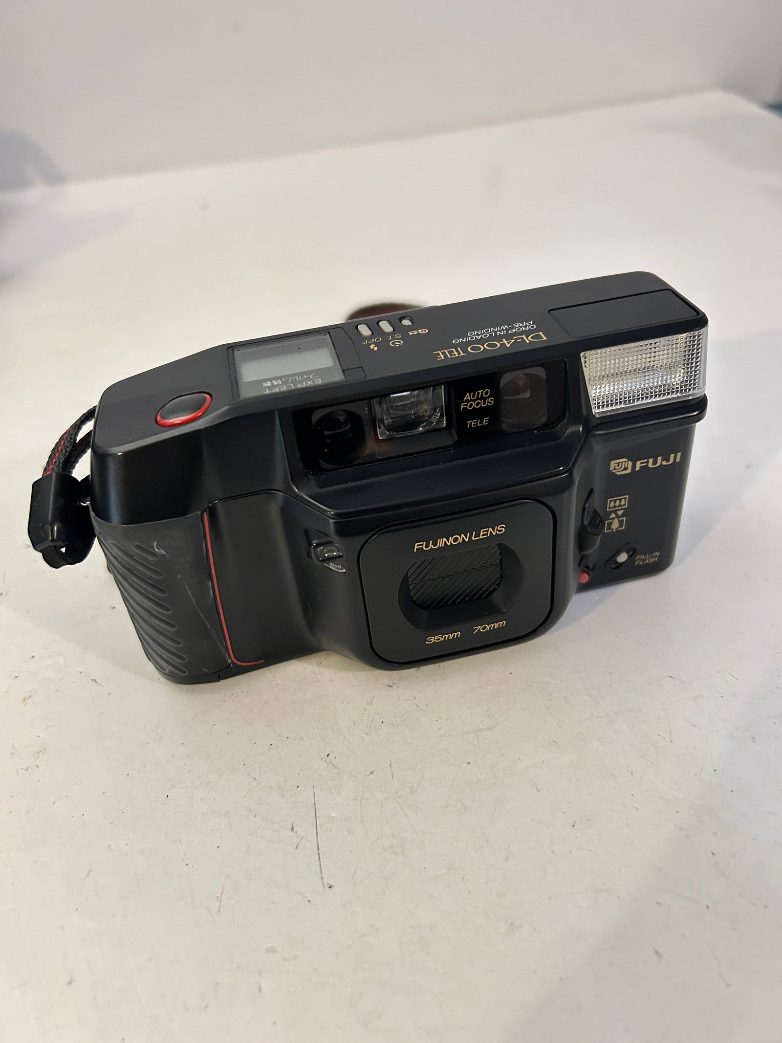 Fujifilm DL-400 Tele Fuji 35mm Film Point & Shoot Camera Black (1 of 5)
