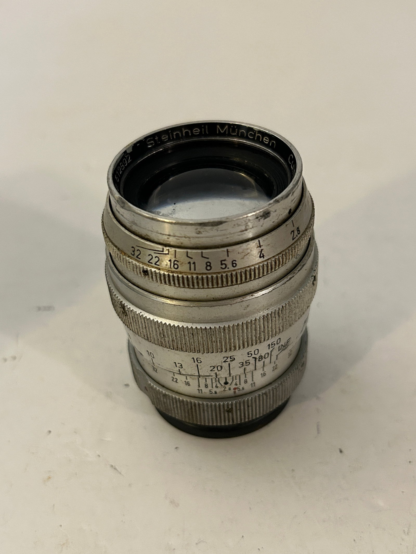Steinheil Munchen 8.5cm f2.8 Culminar VL Lens has wear (1 of 5)