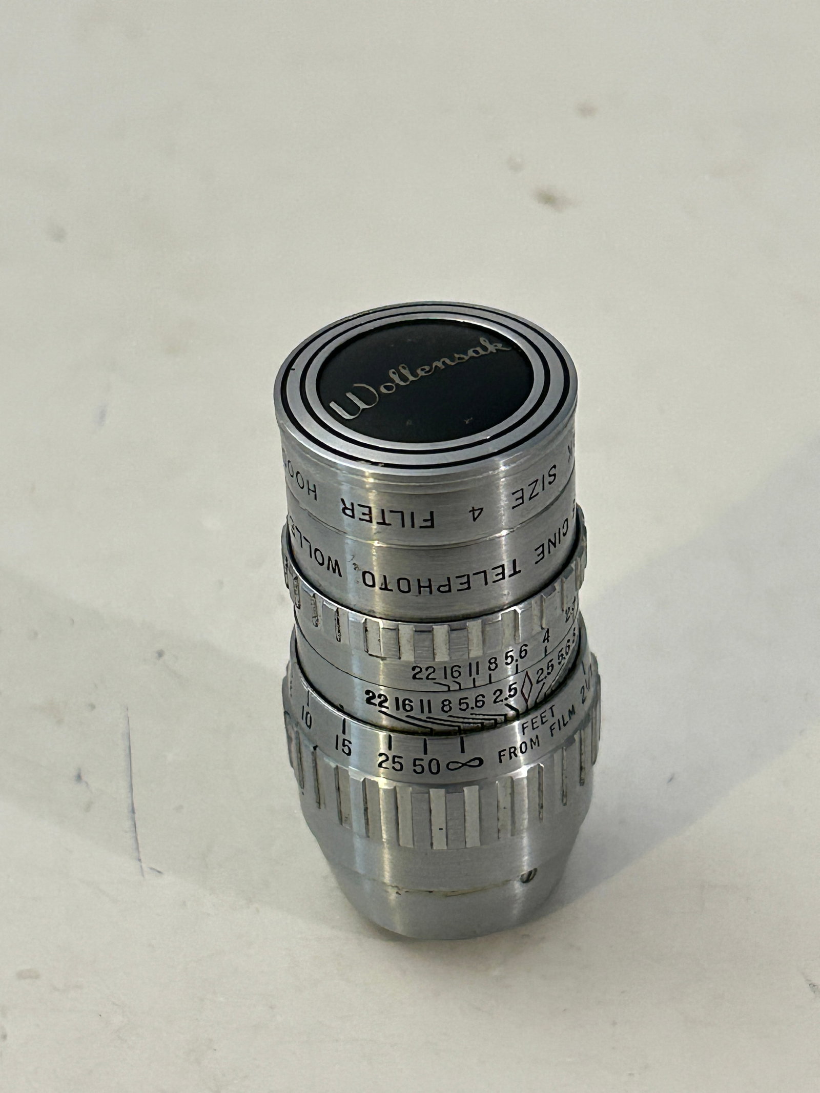 Wollensak Raptar Lens 1 1/2 inch f/ 2.5 Cine Telephoto (1 of 5)