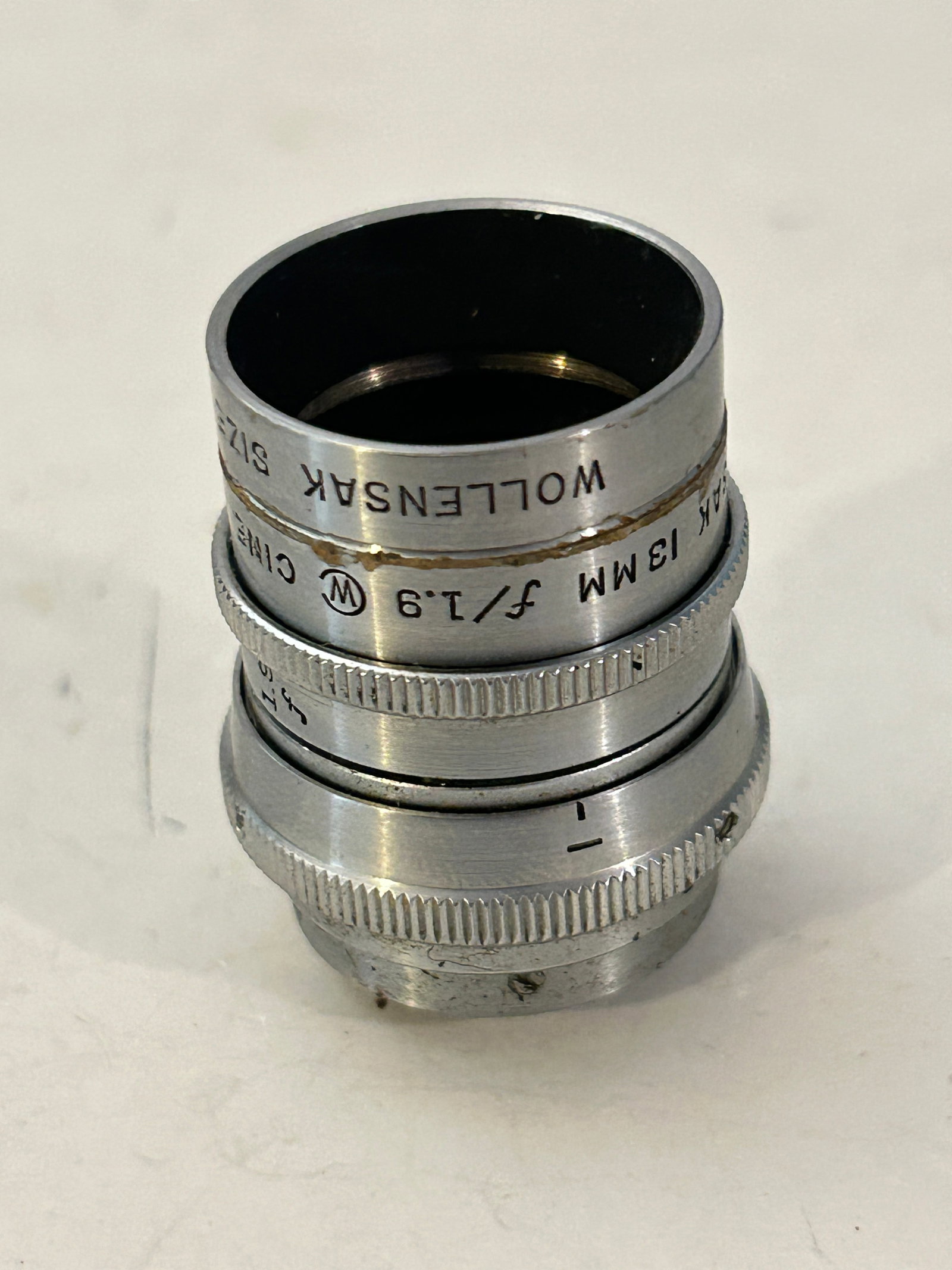 Wollensak cine Raptar 13mm f1.9 camera C mount (1 of 5)