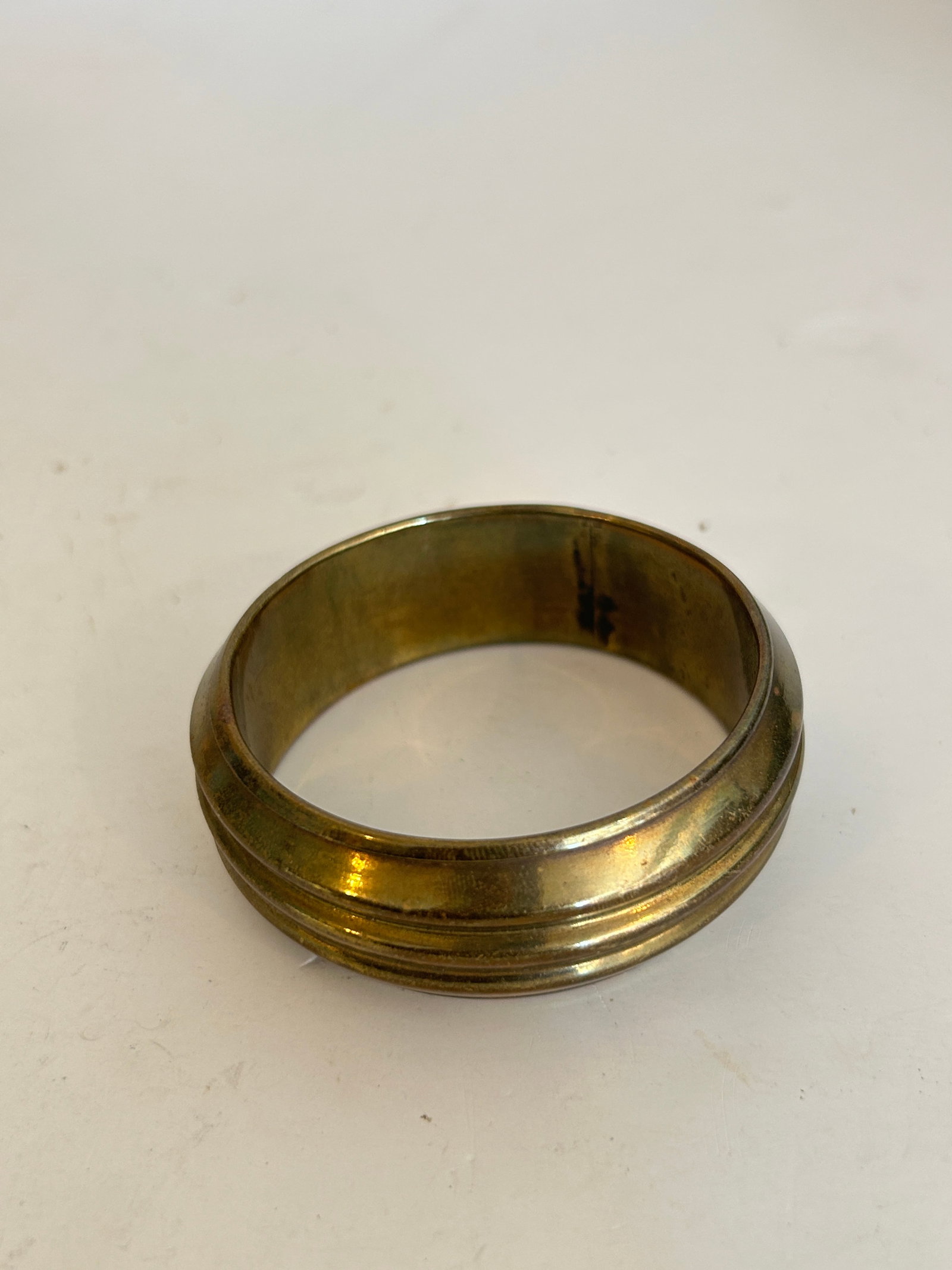 Vintage Brass Cuff Bracelet 7" (1 of 4)