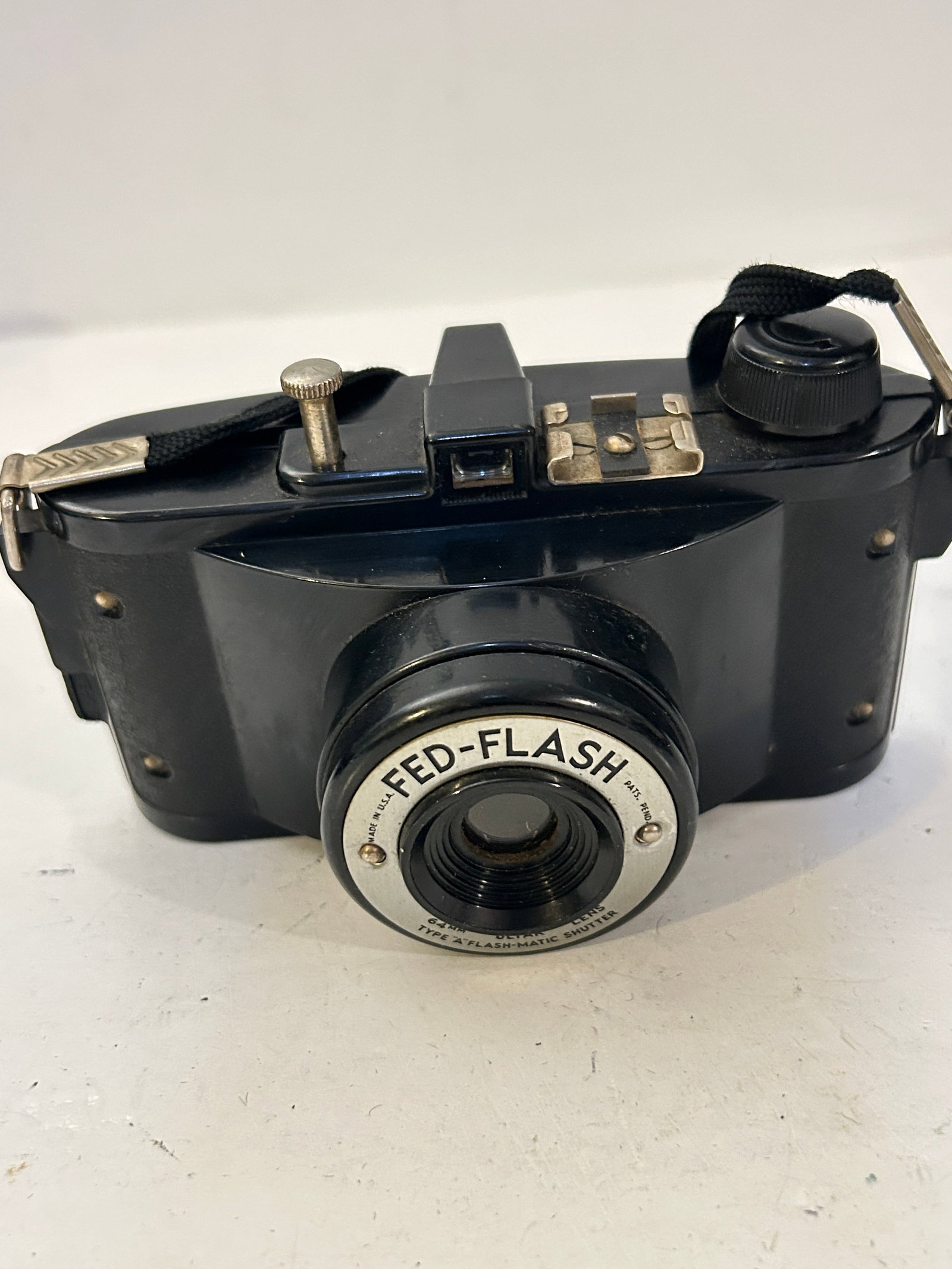 Vintage FED-FLASH 64mm Ultrafed Lens U.S.A. Federal camera (1 of 4)
