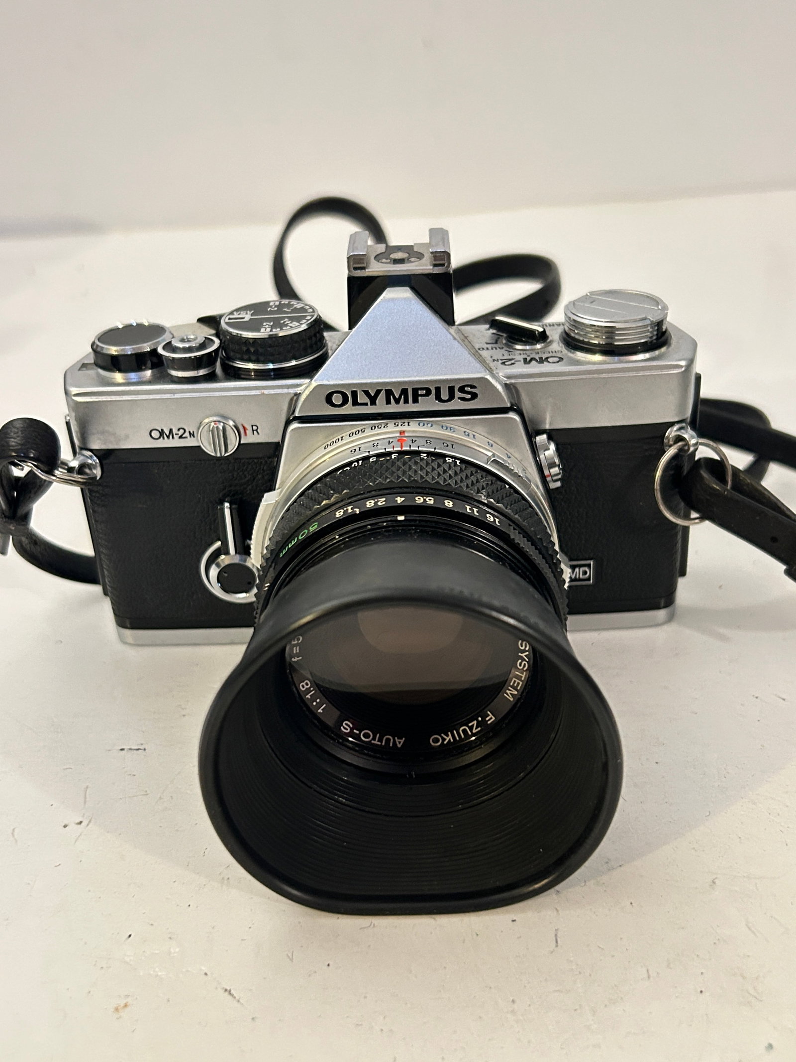 Olympus OM2n MD 35mm Film Camera with Zuiko 50mm f/1.8 Lens (1 of 5)