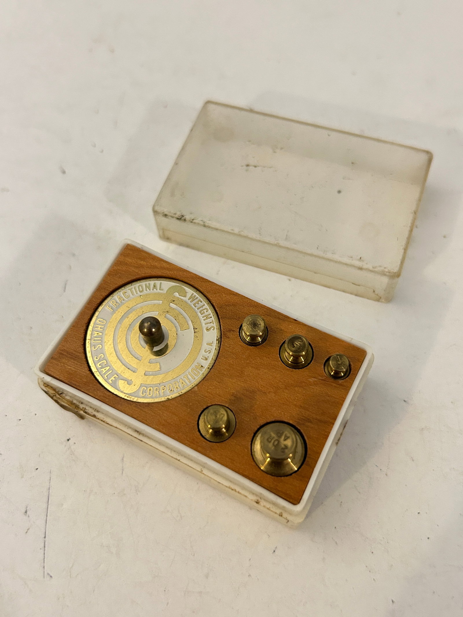 Ohaus Corporation Fractional Weights Scale, U.S.A. made (1 of 4)