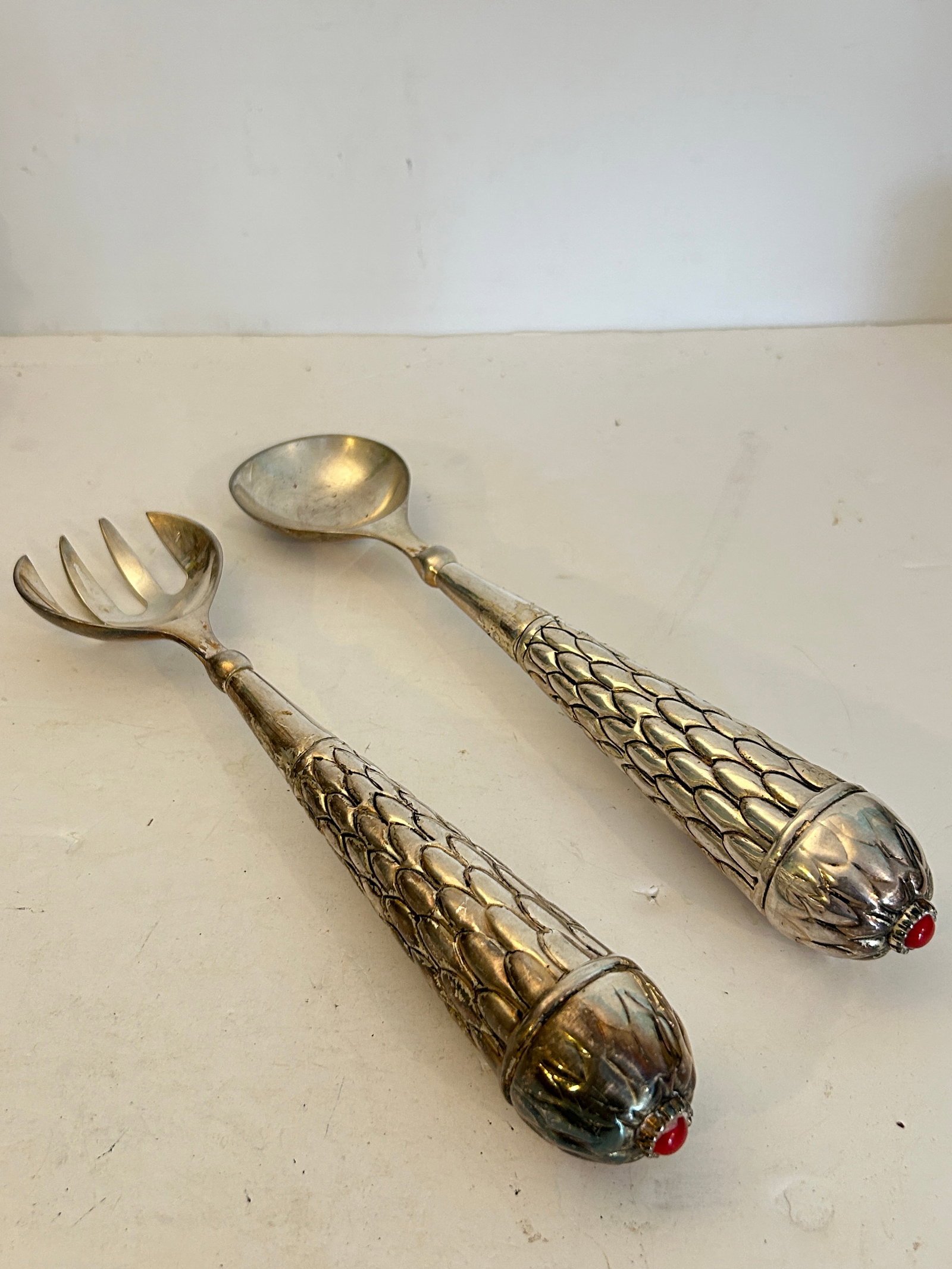 Two's Company Dining Serving Spoon & Fork Vintage (1 of 5)
