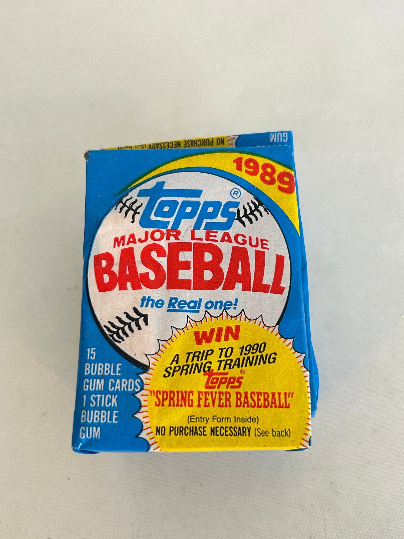 Vintage Lot Of 5 1989 Topps Baseball pack: Vintage Lot Of 5 1989 Topps Baseball pack Please view all photos as they are part of the description and condition of this Item, Feel free to contact me with questions or picture requests! Used Item A