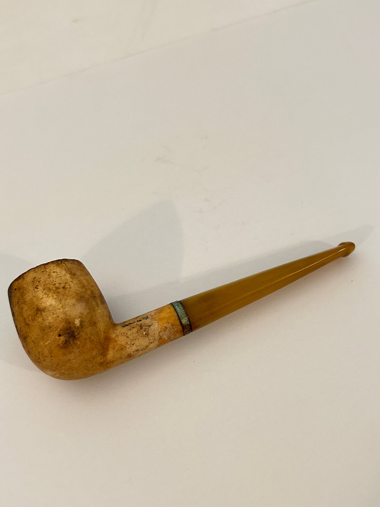 Vintage Butterscotch Bakalite Pipe (1 of 5)
