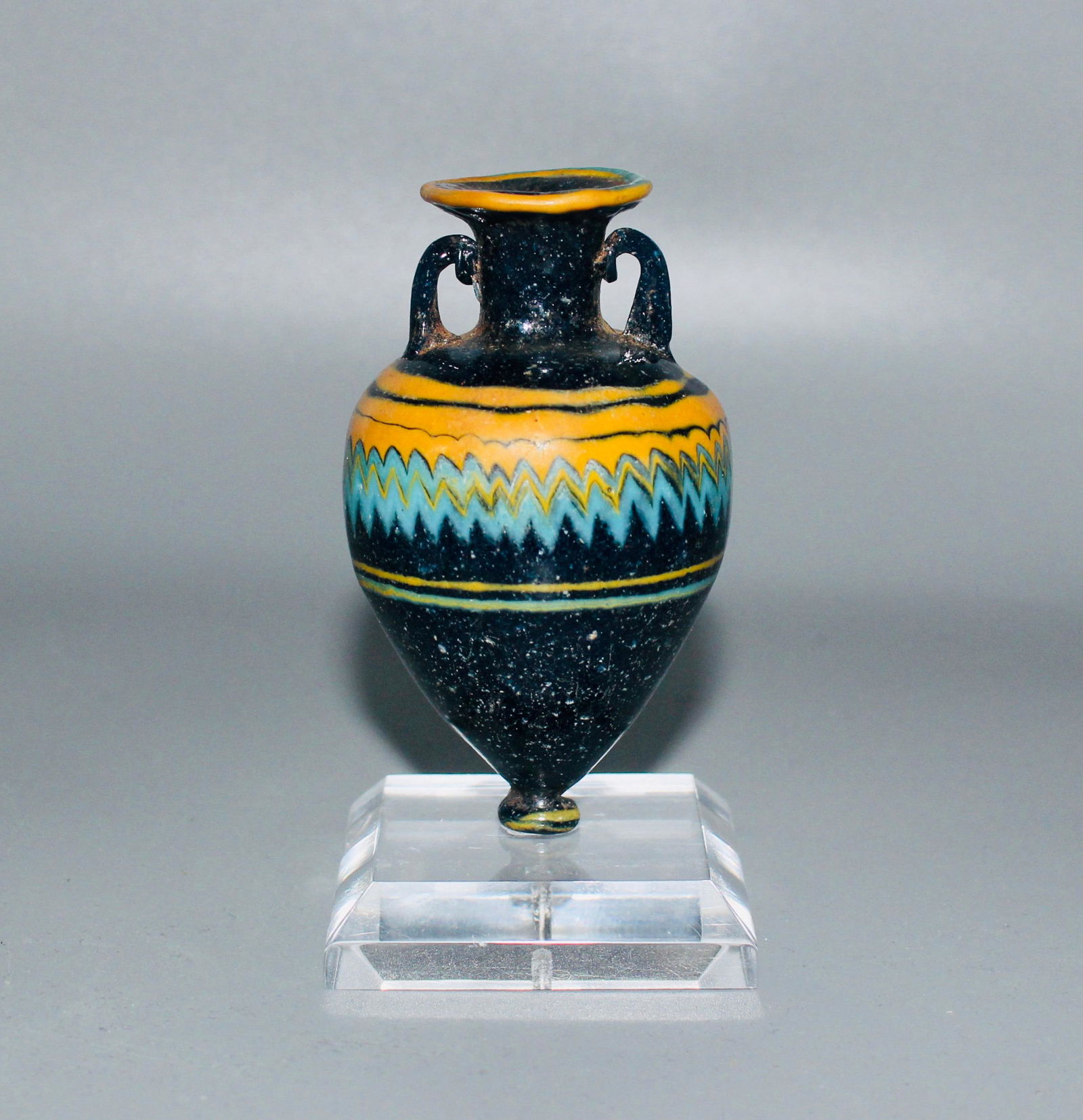 Greek Core Form Glass Amphora with Two Handles (1 of 8)
