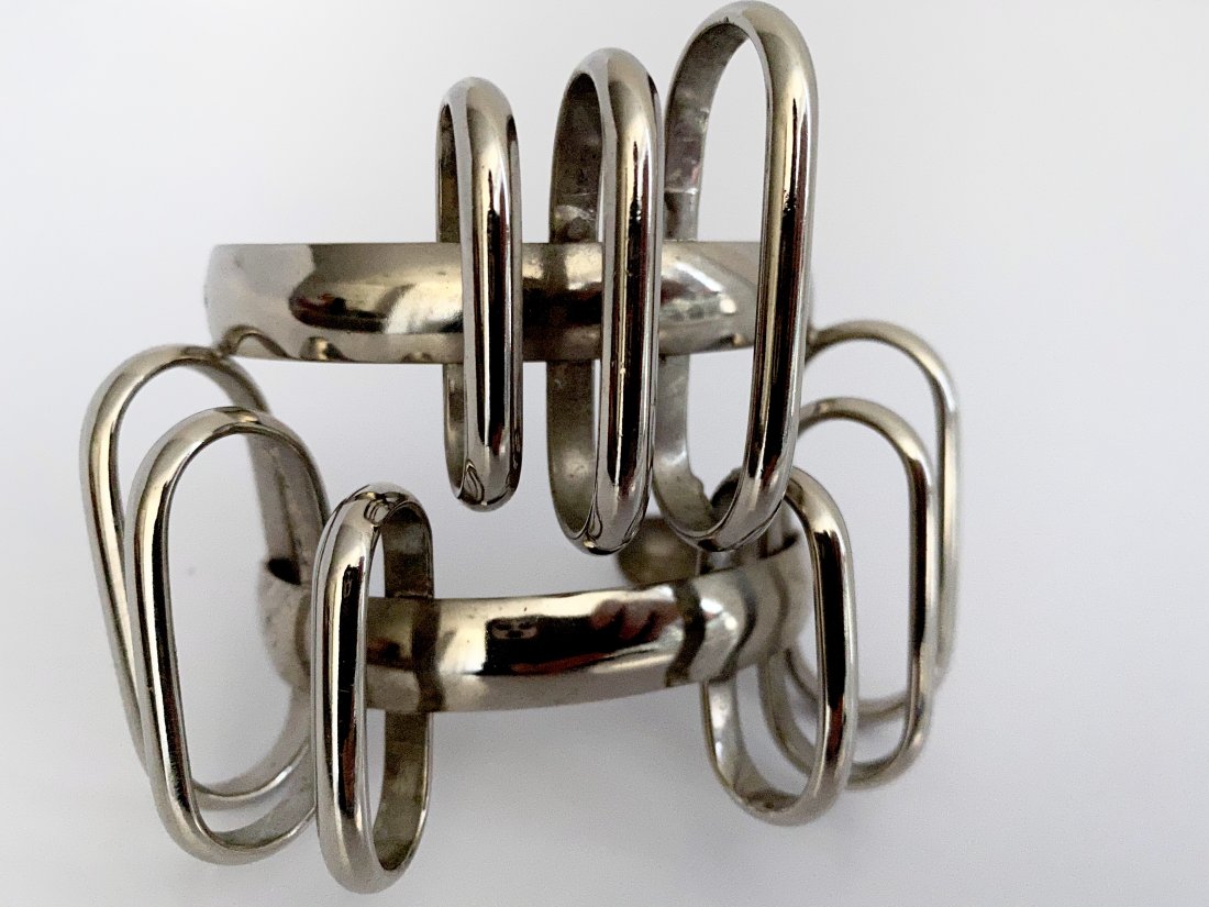 VINTAGE GIANNI VERSACE RUNWAY OVERSIZED GEOMETRIC CUFF (1 of 3)