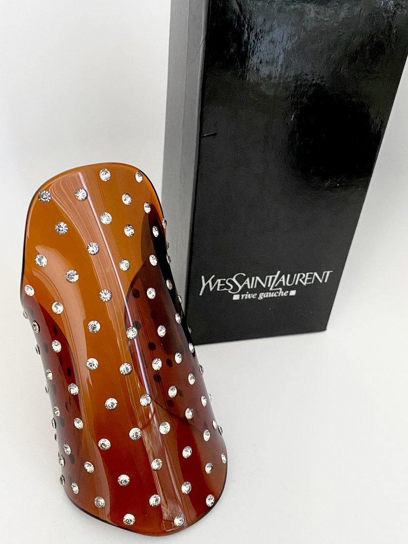 VINTAGE YSL YVES ST LAURENT RUNWAY T.FORD CUFF BRACELET (1 of 3)