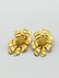VINTAGE 80'S P&M PARIS RUNWAY OVERSIZED GARDEN EARRINGS
