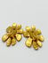 VINTAGE 80'S P&M PARIS RUNWAY OVERSIZED GARDEN EARRINGS - 2