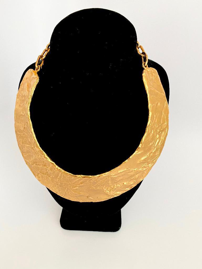 VINTAGE 80'S SIGNED BICHE DE BIERE PARIS MOD NECKLACE (1 of 3)