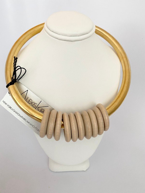 NEVER WORN VINTAGE DISC ALEXIS KIRK ART TO WEAR CHOKER (1 of 3)