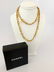VINTAGE CHANEL PARIS RUNWAY UNIQUE LINK CHARM NECKLACE