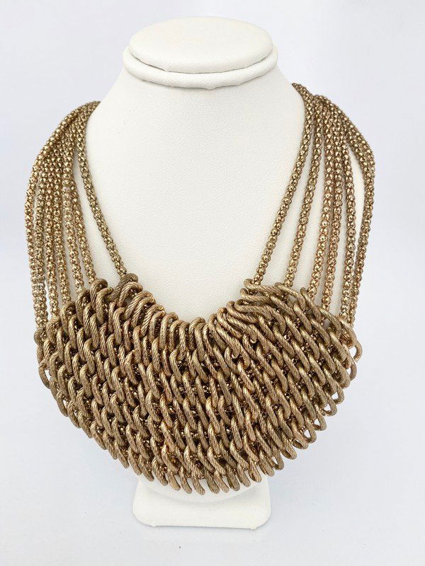 VINTAGE UGO CORREANI FOR VERSACE RUNWAY NECKLACE (1 of 2)