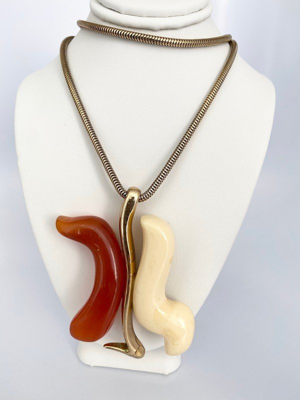 VINTAGE HAUTE COUTURE RUNWAY COURREGES PARIS NECKLACE (1 of 2)