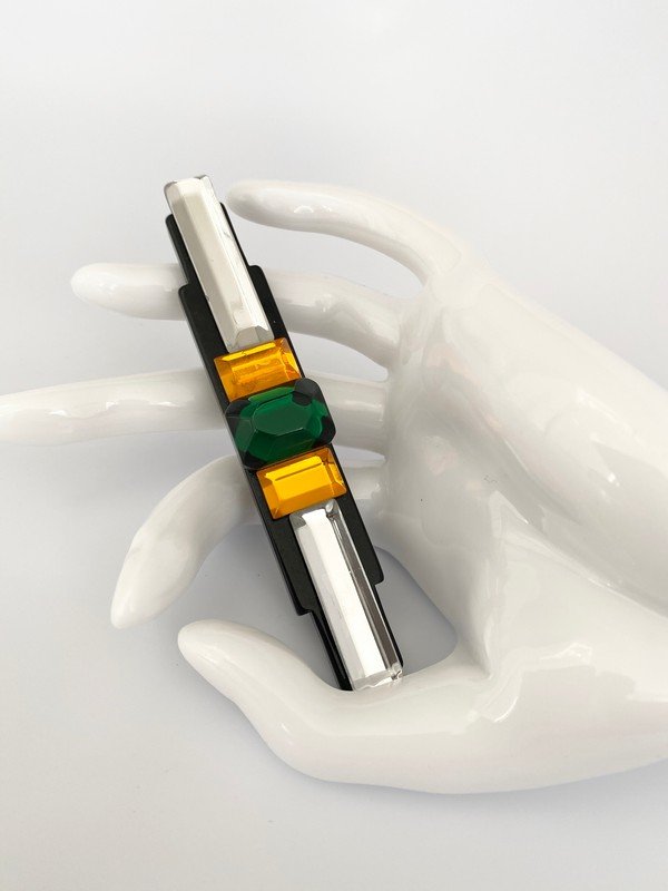 6 UGO CORREANI FOR VERSACE OVERSIZED VINTAGE BROOCH PIN (1 of 3)