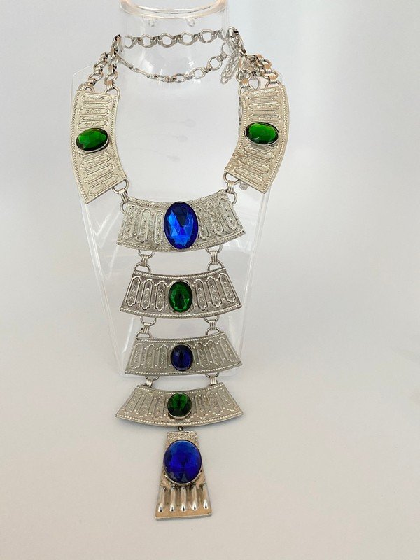 MUSEUM PIECE VINTAGE YSL YVES ST LAURENT MOGUL NECKLACE (1 of 4)