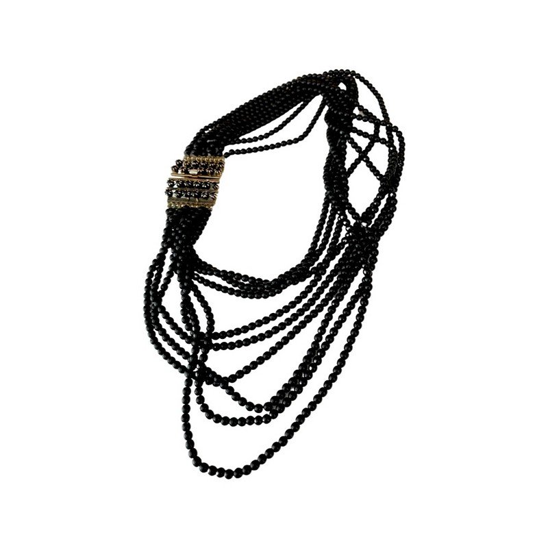 IMPORTANT VINTAGE 40'S SIGNED DIOR 9 STRAND NECKLACE (1 of 4)