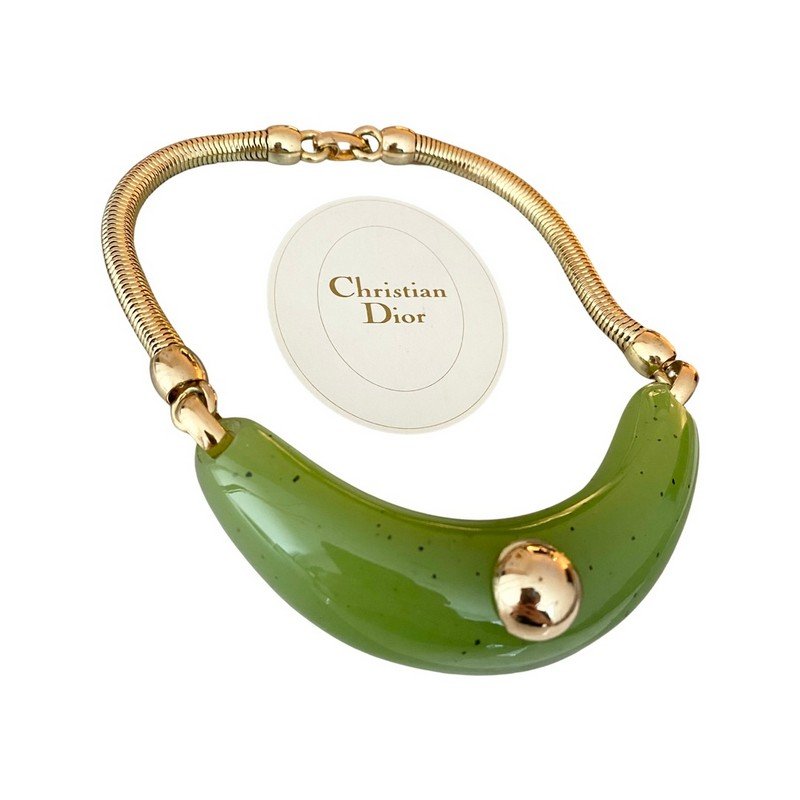 DATED 1973 CHRISTIAN DIOR MASSIVE MID CENTURY NECKLACE (1 of 3)