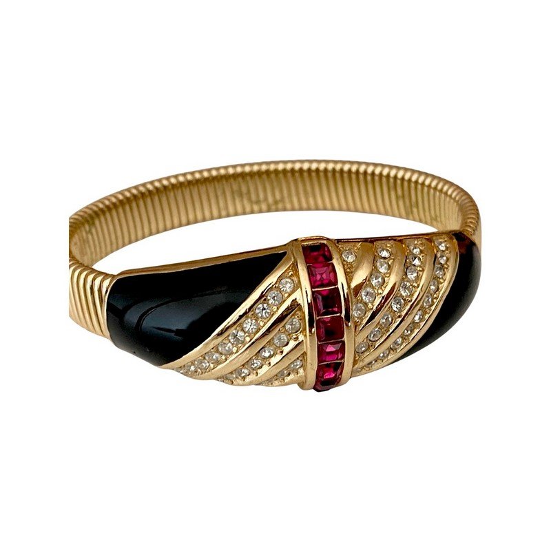 VINTAGE 80S JEWELED MOGUL CHRISTIAN DIOR PARIS BRACELET (1 of 2)