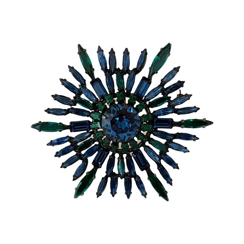 VINTAGE HENRY SCHREINER OVERSIZED PENDANT BROOCH (1 of 2)