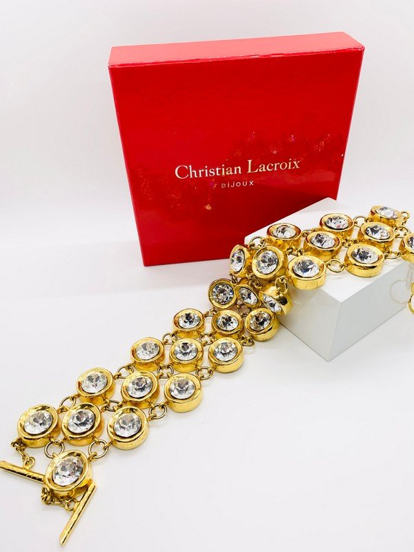 VINTAGE CHRISTIAN LACROIX RUNWAY COLLIER DE CHIEN CHOKER (1 of 4)