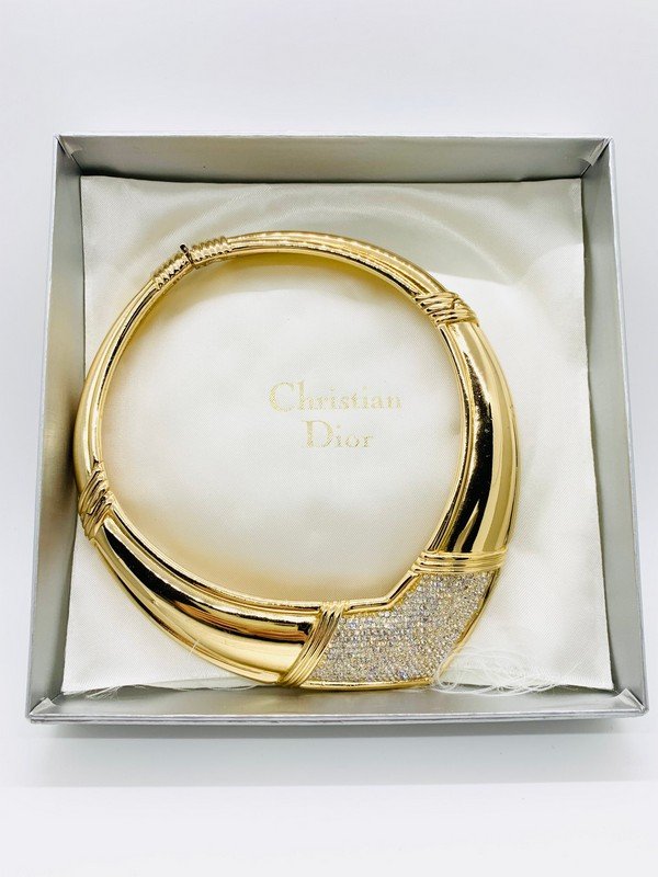 VINTAGE NEVER WORN 80'S CHRISTIAN DIOR PARIS RUNWAY NECKLACE (1 of 4)