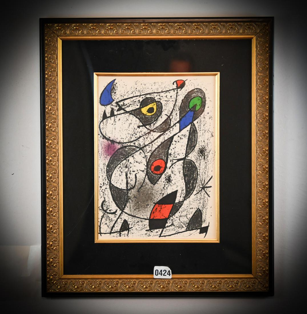 Joan Miro Framed A L'Encre II circa 1972 (1 of 4)