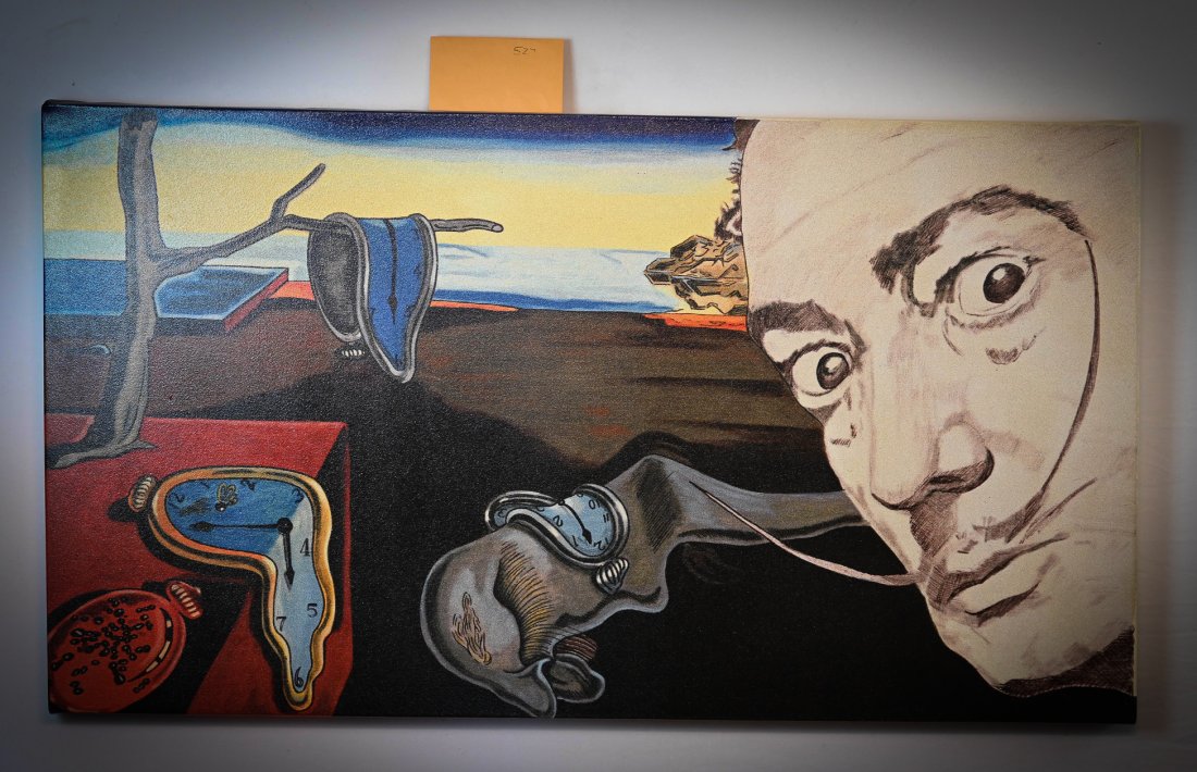 Steve Kaufman Canvas 21/30 Signed: Steve Kaufman Canvas 21/30 Signed; Measures: 45.5x25