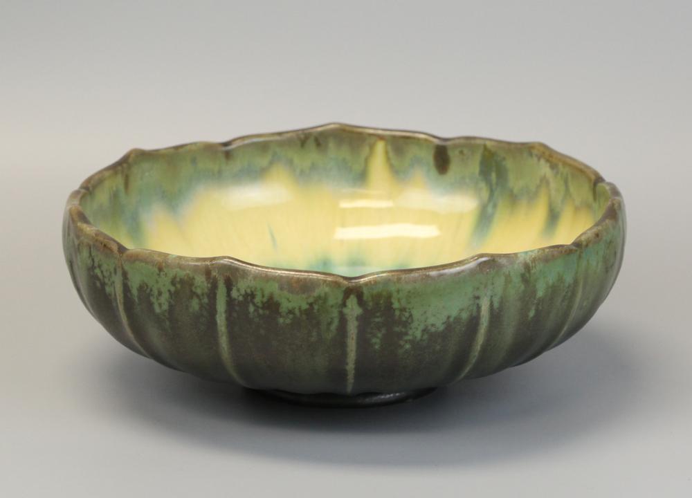 Fulper pottery, Bowl: Fulper pottery, Bowl, 11``x4``
