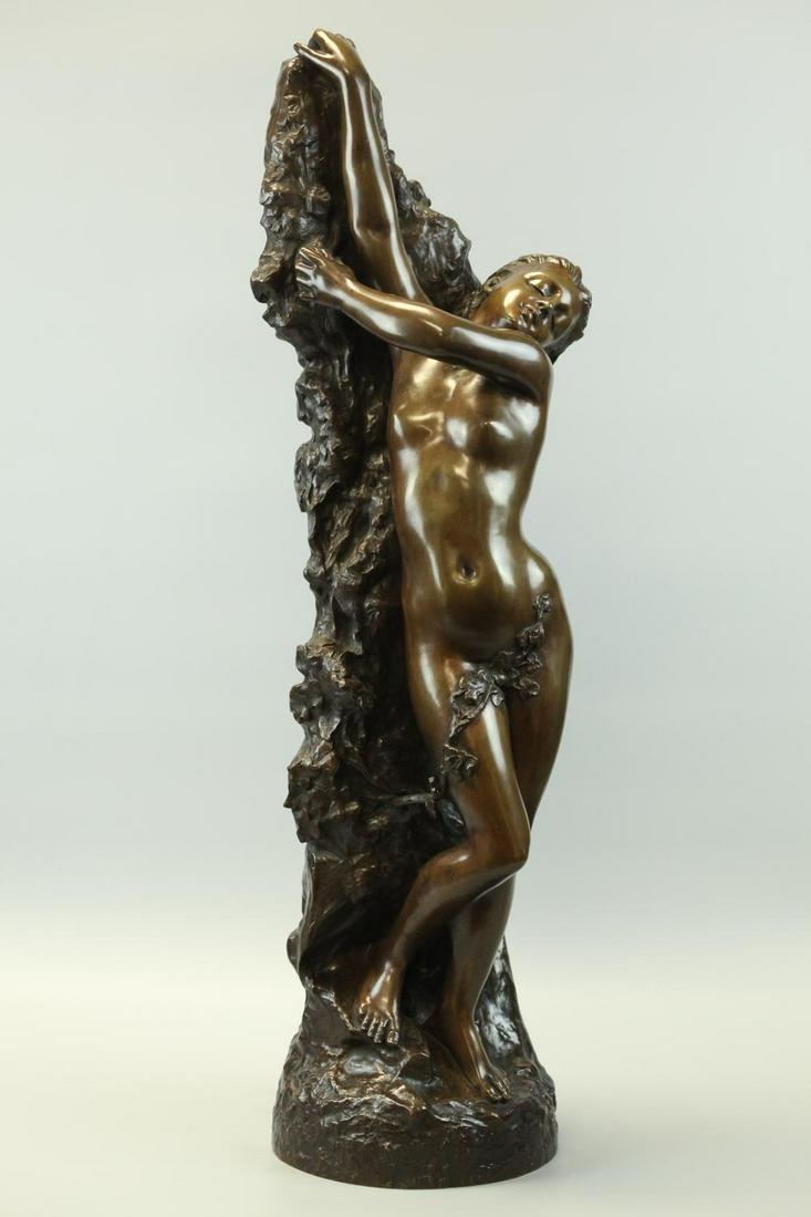 Oge sculpt, Bronze statue, 19th century, two-tone (1 of 8)