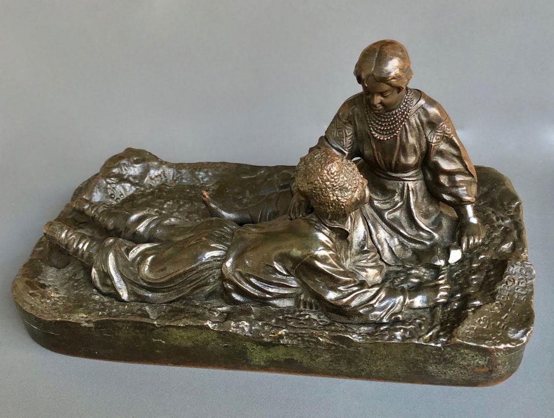 Russian Bronze By Grachev, signed and dated: Very Good Quality Russian Bronze By Grachev. The sculpture is signed and dated. 7.75x4.5x4 inches