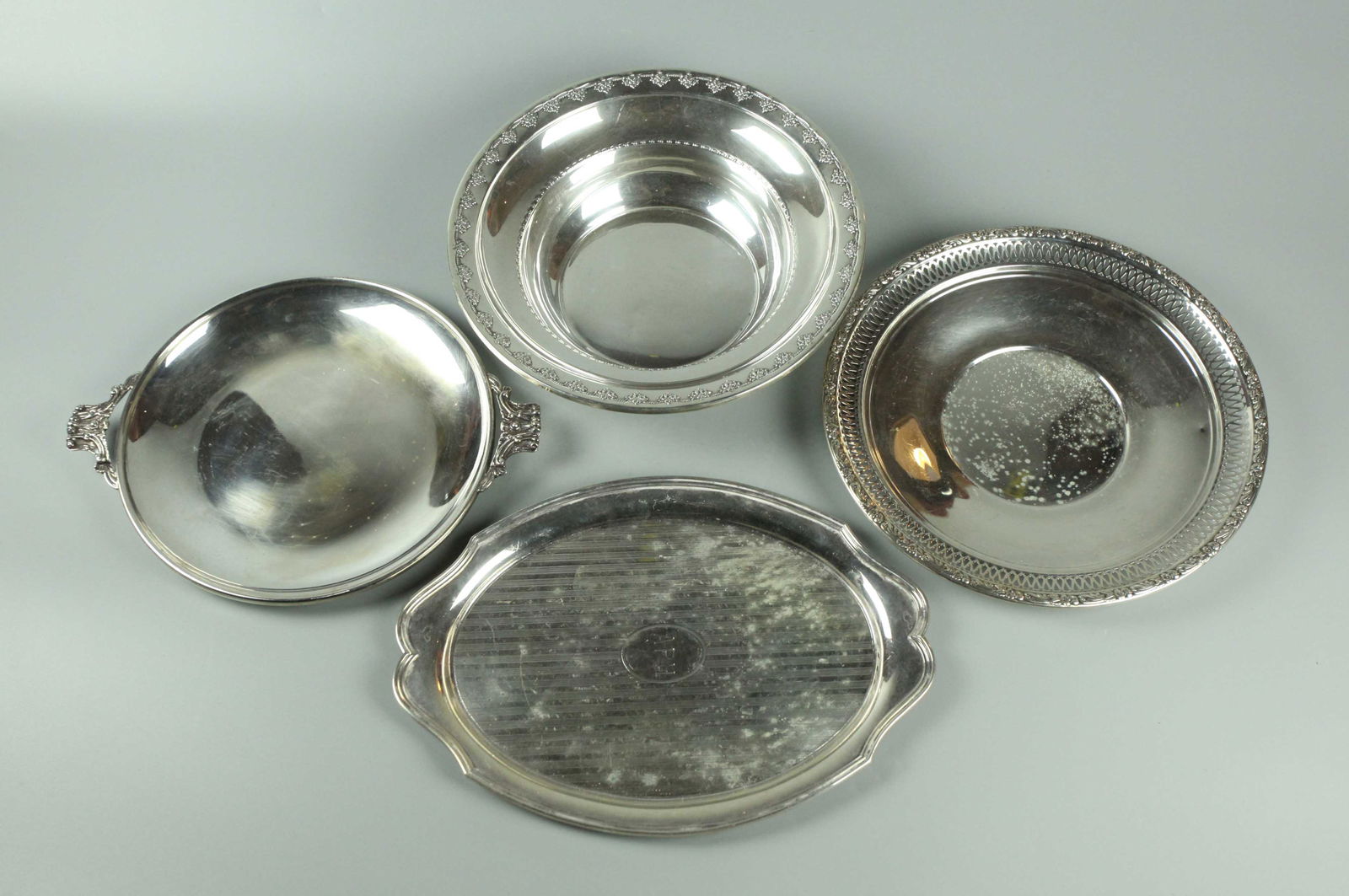Four Sterling Silver Dishes (1 of 10)