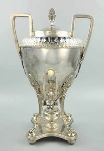 Early 19th Century Swedish Sterling Silver Samovar