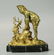 Boy Putting Ice Skate on His Foot, Dore Bronze