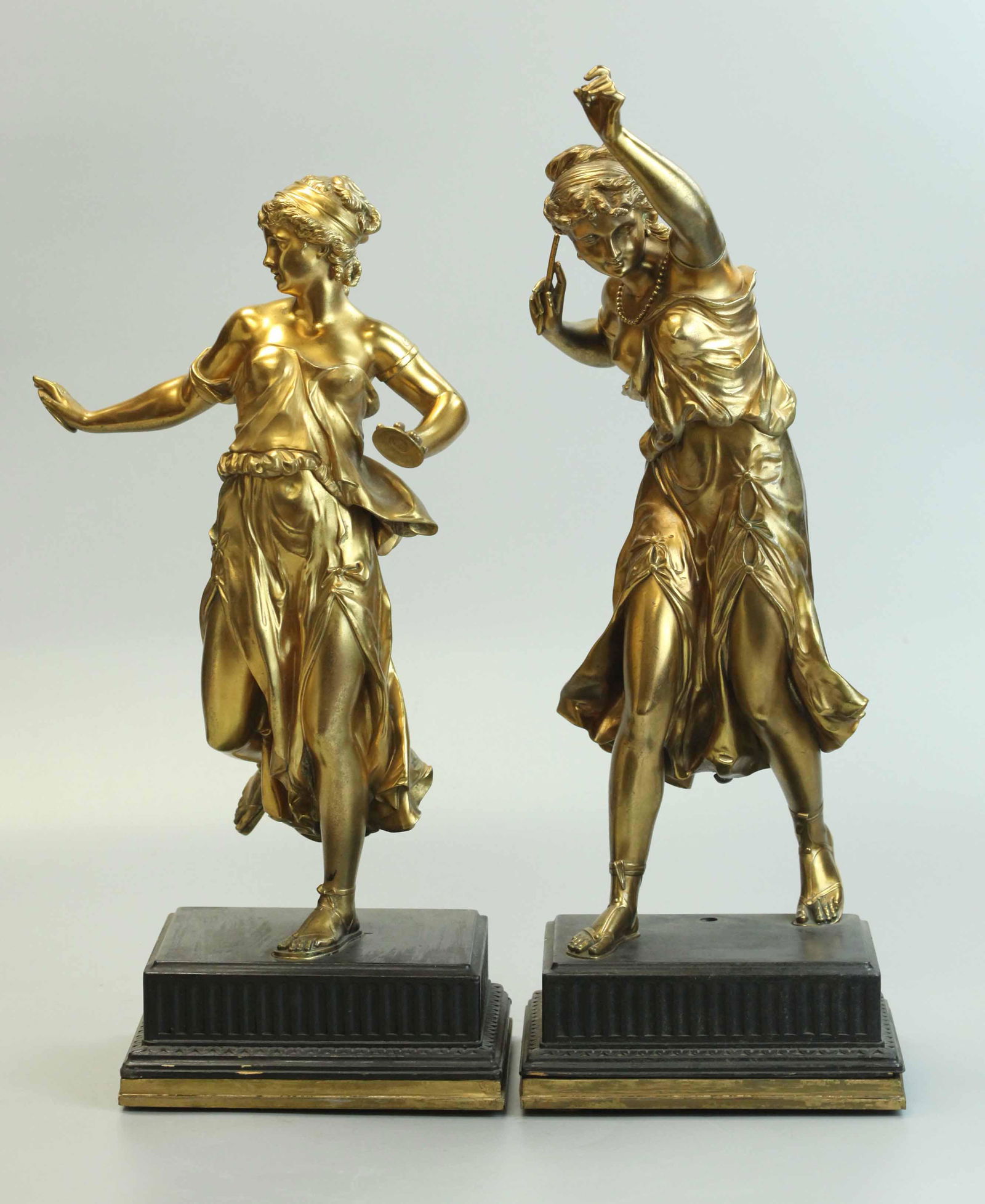 Pair of 19th Century Dore Bronze Status (1 of 8)