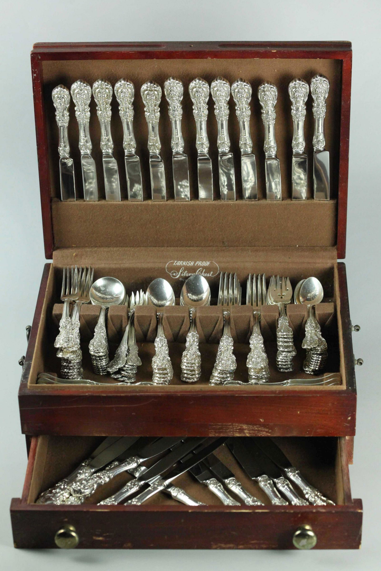 Sterling Silver Reed & Barton Flatware Set (1 of 9)