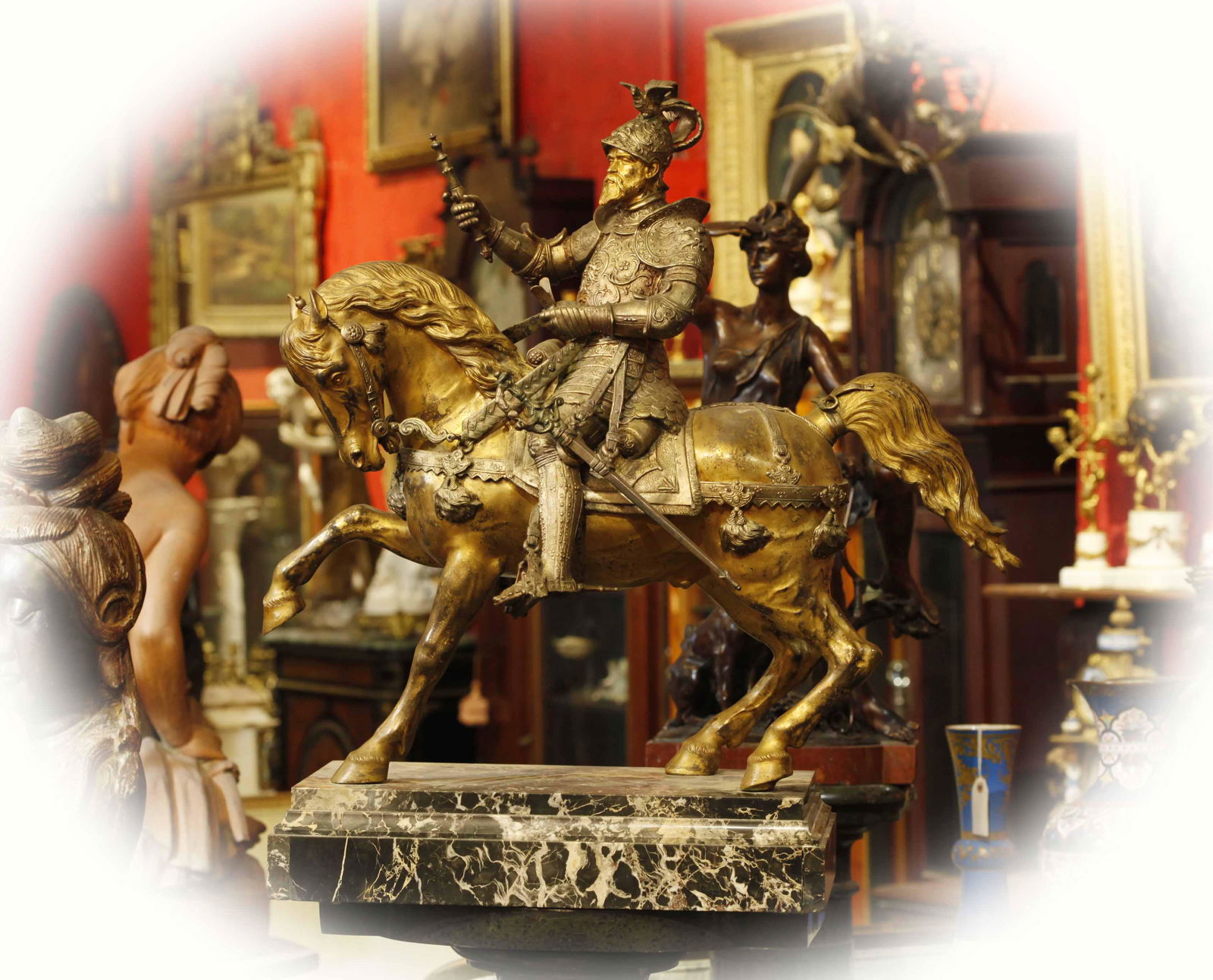 Large impressive sculpture, 19th century (1 of 10)