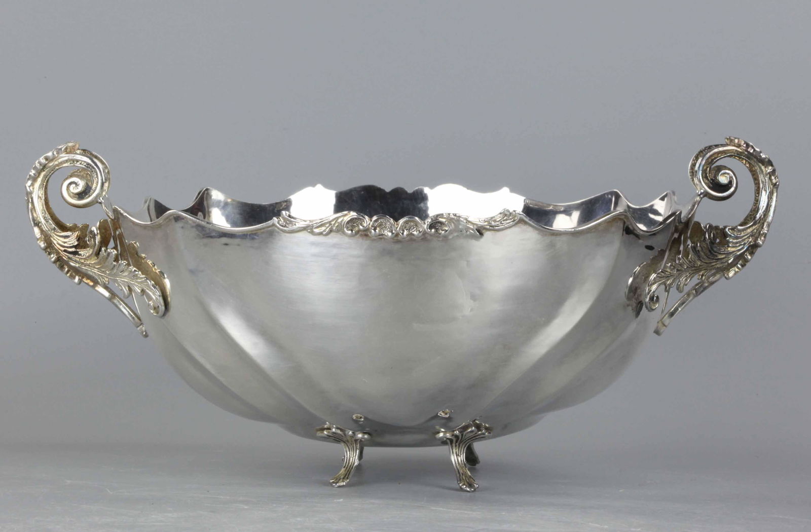 19th century sterling silver center piece, marked (1 of 7)