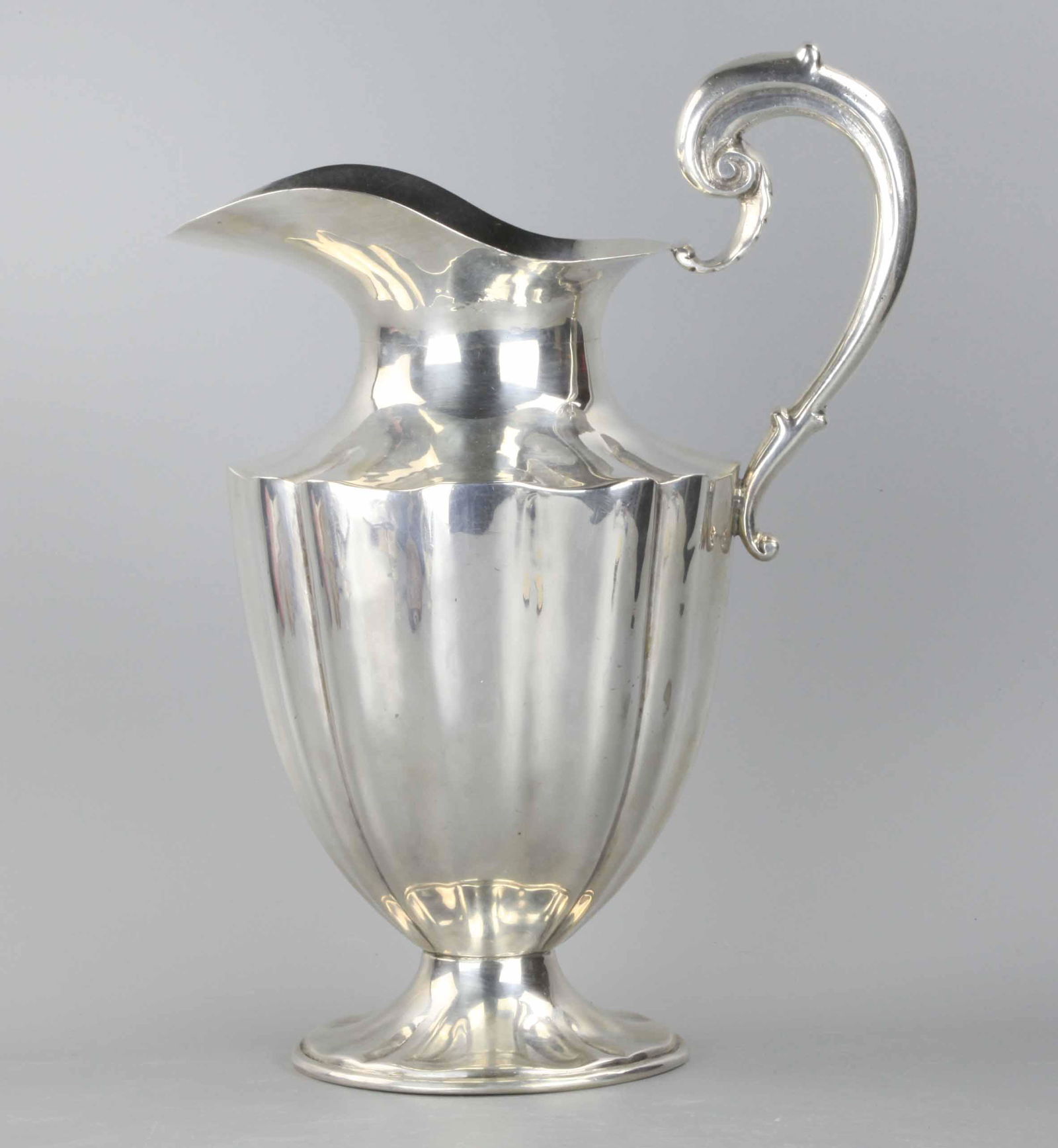 Sterling silver water pitcher (1 of 7)