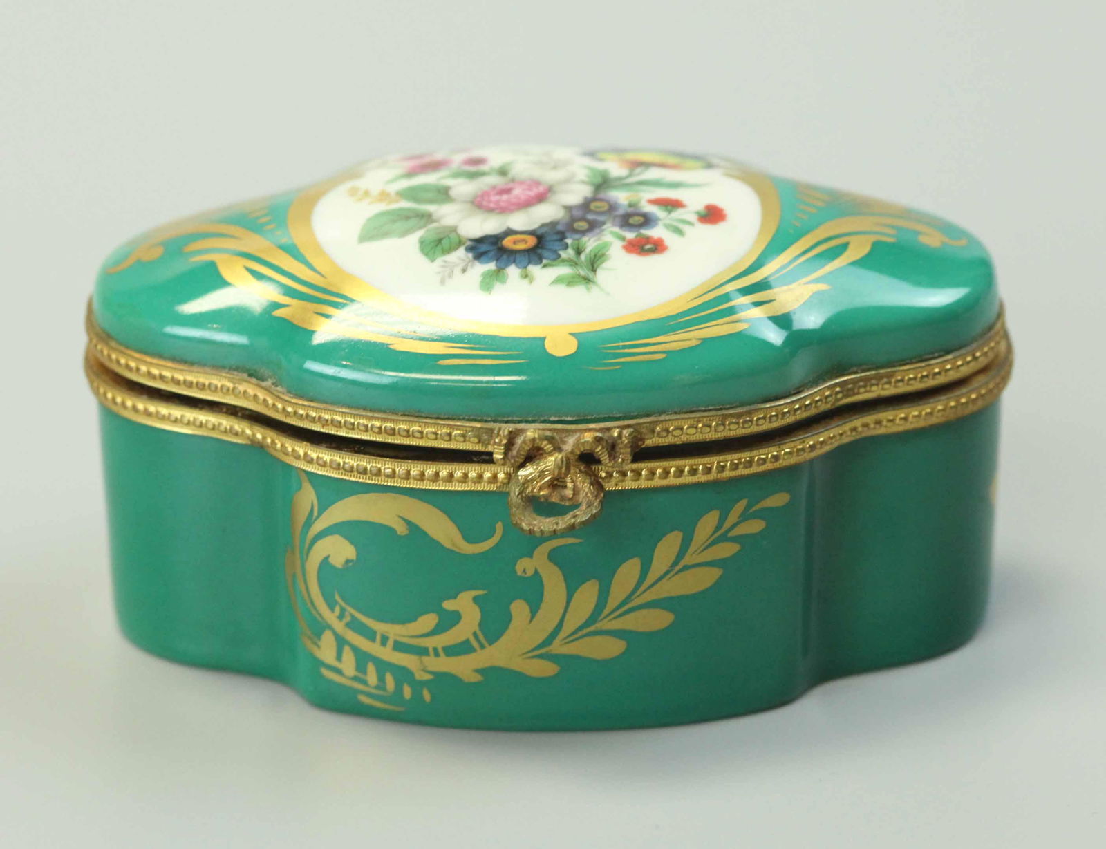 Porcelain Jewelry Box, Limoges, France (1 of 5)