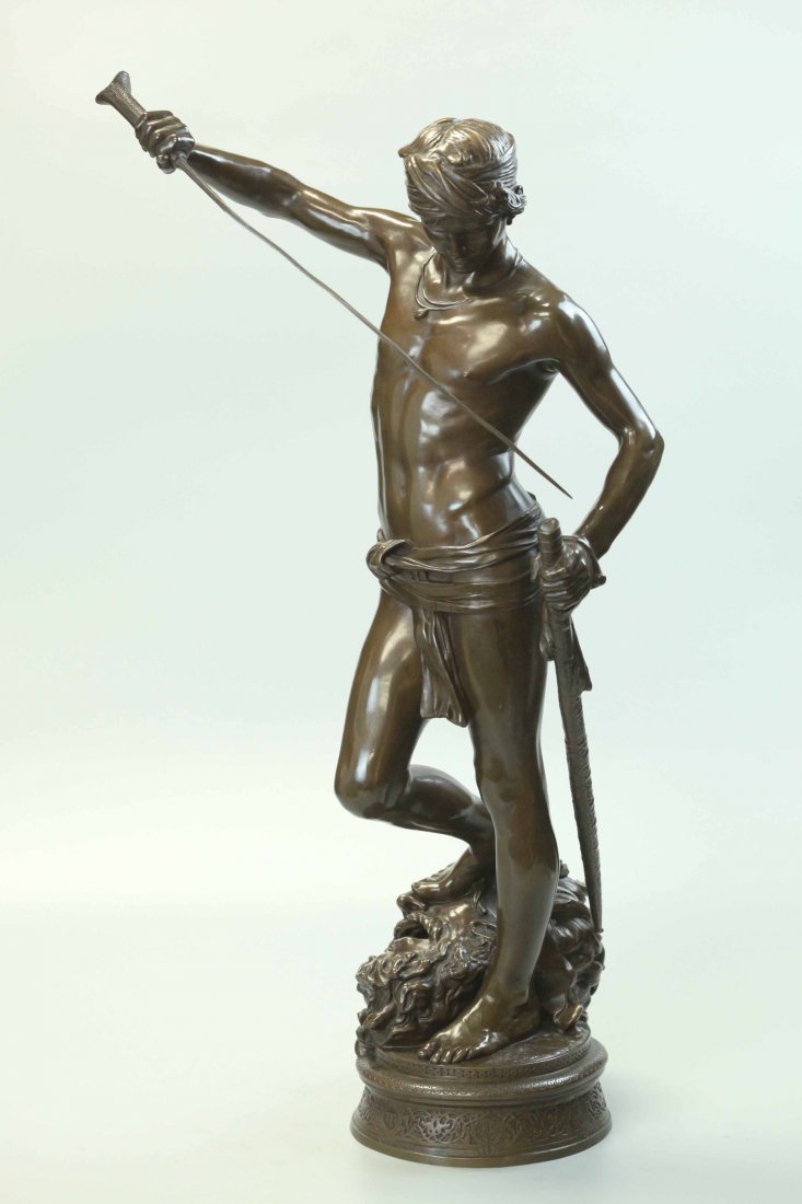 19th Century Bronze Statue (1 of 8)