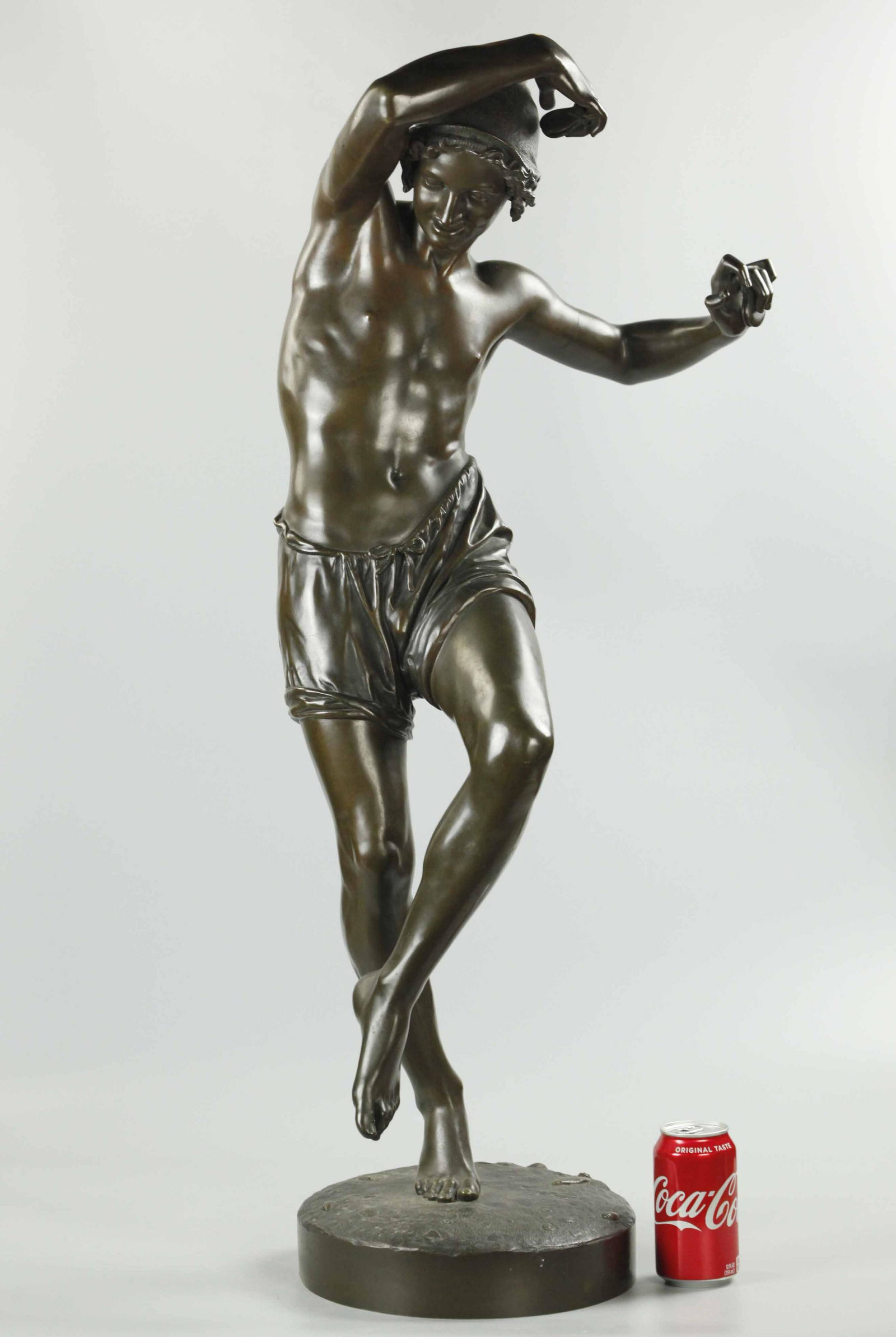 19 C Large High Quality Bronze Sculpture By F Duret (1 of 8)