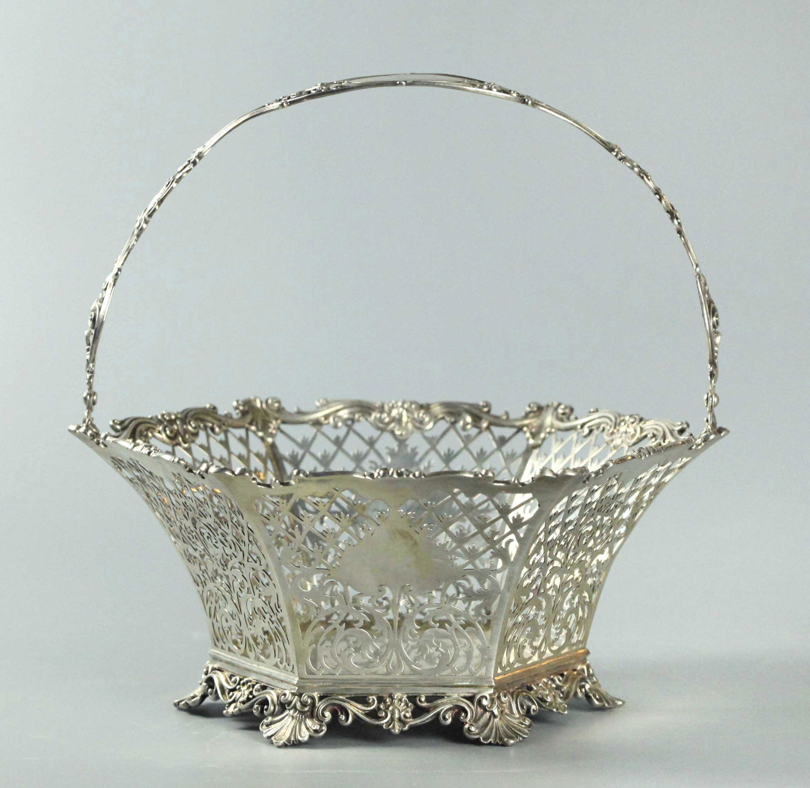 Sterling Silver Hand Carved Fruit Bowl (1 of 7)
