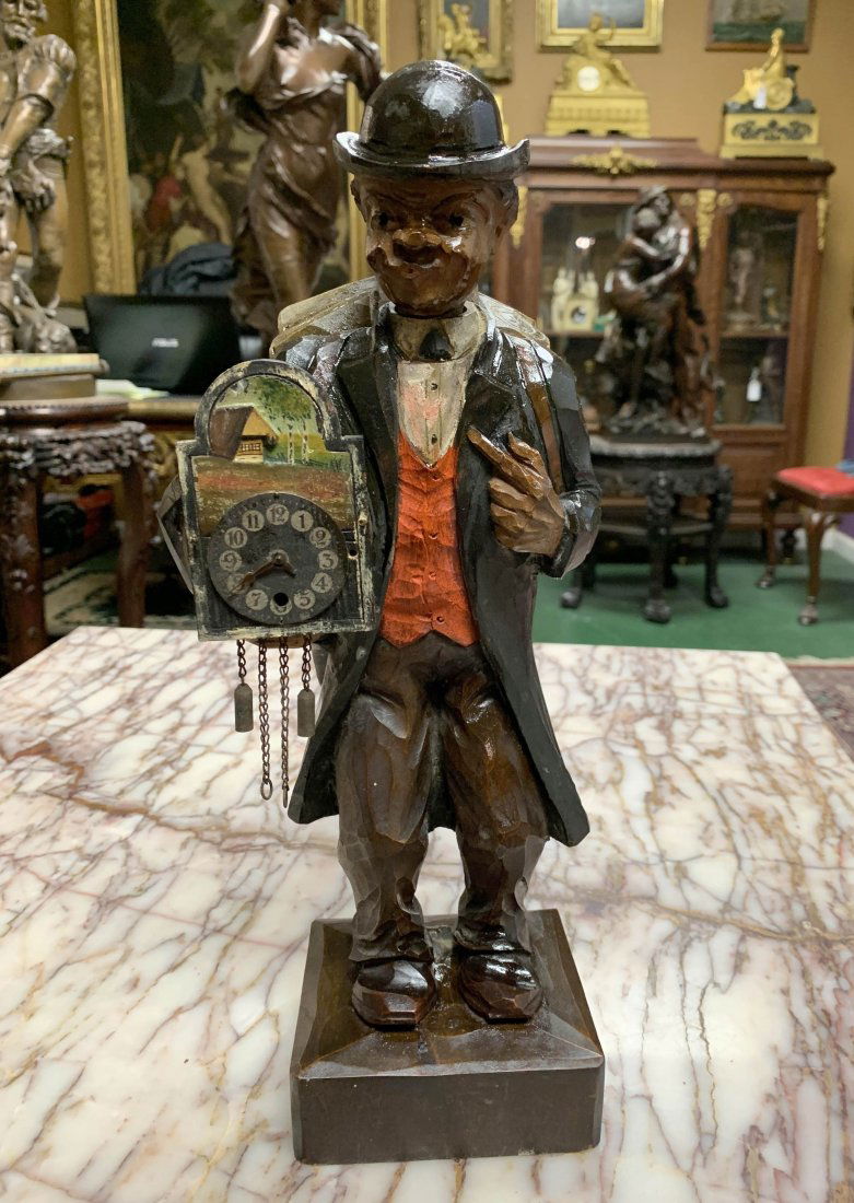 German, hand carved, mechanical Hobo (1 of 5)