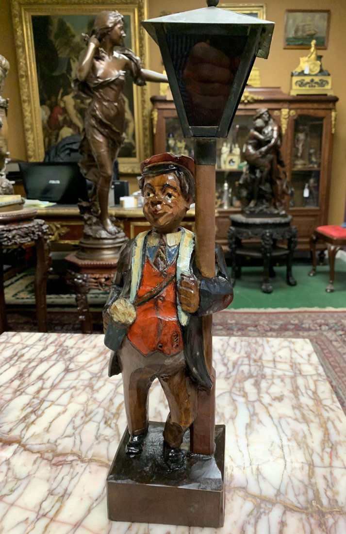 German, hand carved, mechanical Hobo (1 of 4)