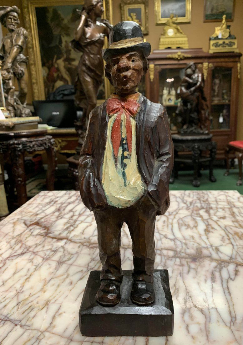 German, hand carved, mechanical Hobo (1 of 5)