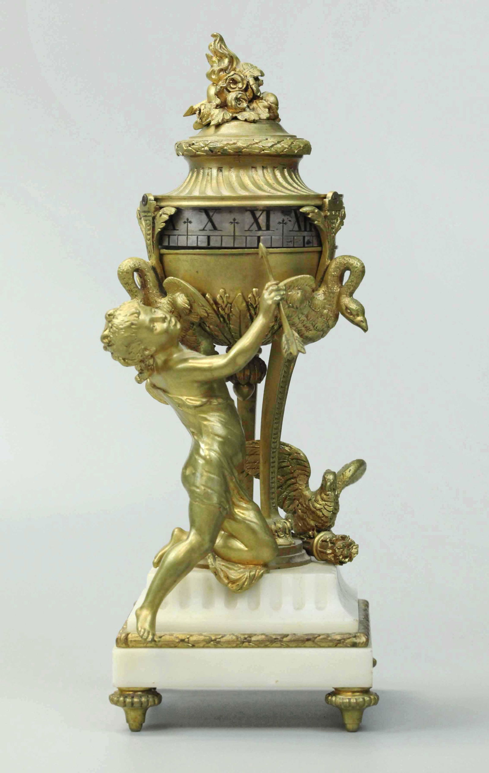 19th Century Rotary clock with 12 Silver Numbers (1 of 7)